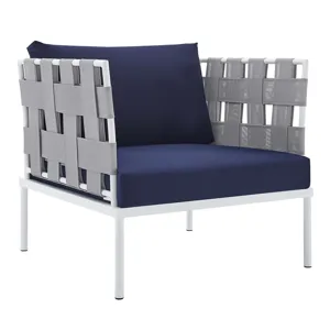 Harmony Sunbrella Outdoor Patio Aluminum Armchair