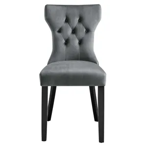 Silhouette Performance Velvet Dining Chairs - Set of 2