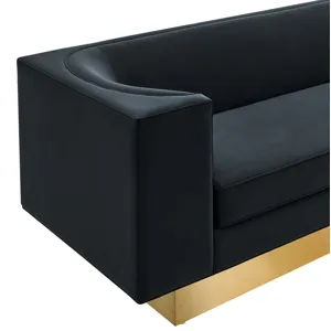 Eminence Upholstered Performance Velvet Sofa
