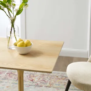 Lippa 24" Square Wood Dining Table