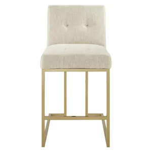 Privy Counter Stool Upholstered Fabric Set of 2