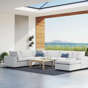 Commix 7-Piece Sunbrella® Outdoor Patio Sectional Sofa