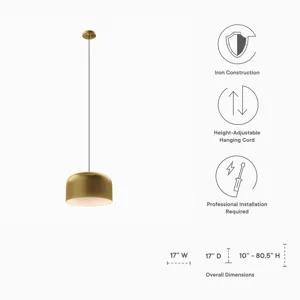 Avenue 1-Light Pendant Light