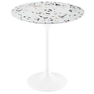 Lippa 20" Round Terrazzo Side Table