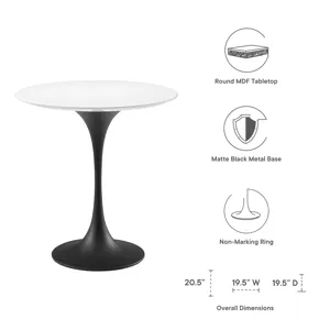 Lippa 20" Round Side Table