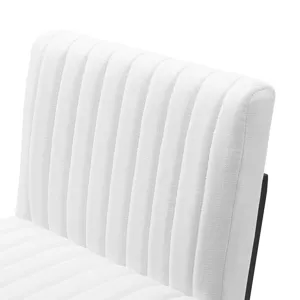 Indulge Channel Tufted Fabric Counter Stools - Set of 2