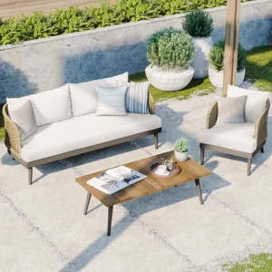 Meadow 3-Piece Outdoor Patio Set
