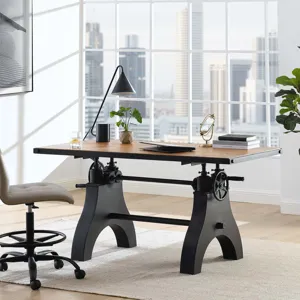 Genuine 60" Adjustable Height Dining Table and Computer Desk