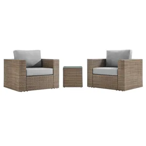 Convene Outdoor Patio Outdoor Patio 3-Piece Furniture Set