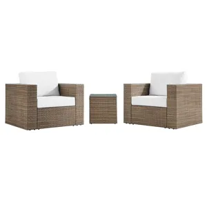 Convene Outdoor Patio Outdoor Patio 3-Piece Furniture Set