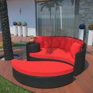 Taiji Outdoor Patio Wicker Daybed