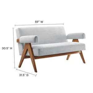 Lyra Fabric Loveseat
