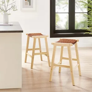 Saorise Wood Counter Stool - Set of 2