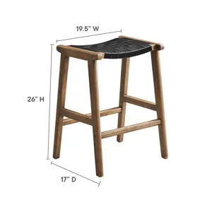 Saorise Wood Counter Stool - Set of 2