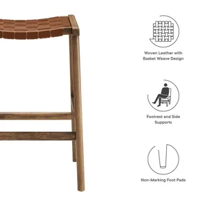 Saorise Wood Counter Stool - Set of 2