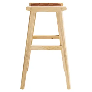 Saorise Wood Bar Stool - Set of 2