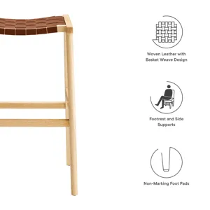 Saorise Wood Bar Stool - Set of 2