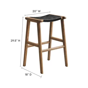 Saorise Wood Bar Stool - Set of 2