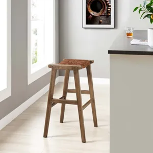 Saorise Wood Bar Stool - Set of 2