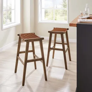 Saorise Wood Bar Stool - Set of 2