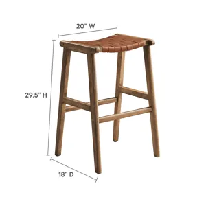 Saorise Wood Bar Stool - Set of 2