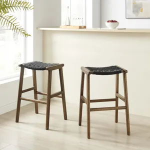 Saorise Wood Bar Stool - Set of 2