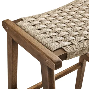 Saorise Wood Bar Stool - Set of 2