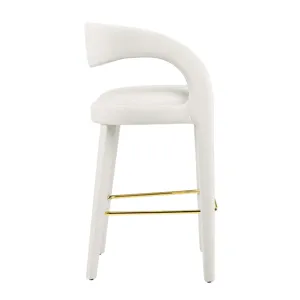Pinnacle Performance Velvet Bar Stool Set of Two