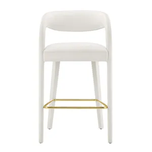 Pinnacle Performance Velvet Bar Stool Set of Two