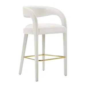 Pinnacle Performance Velvet Bar Stool Set of Two