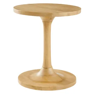 Lina Round Mango Wood Side Table
