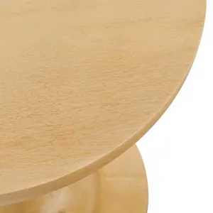 Lina Round Mango Wood Side Table