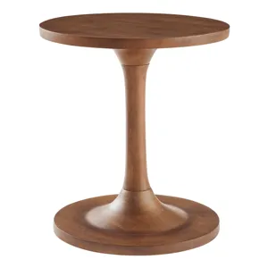 Lina Round Mango Wood Side Table