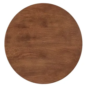 Lina Round Mango Wood Side Table