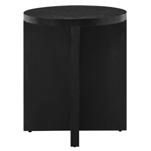 Silas Round Mango Wood Side Table