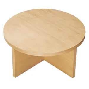 Silas Round Mango Wood Coffee Table