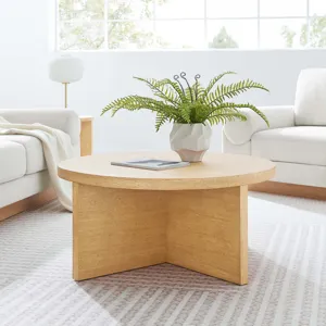 Silas Round Mango Wood Coffee Table