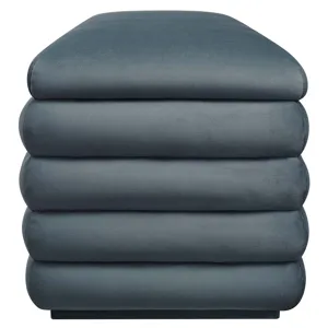 Mezzo Upholstered Performance Velvet Storage Bench