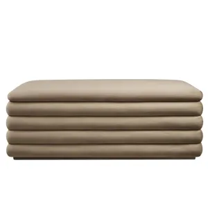 Mezzo Upholstered Performance Velvet Storage Bench