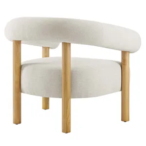 Sable Upholstered Fabric Armchair