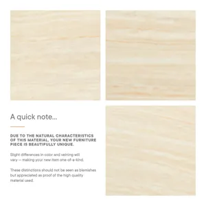 Lippa 48" Round Artificial Travertine Dining Table