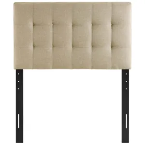 Lily Twin Upholstered Fabric Headboard