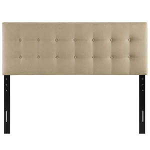 Emily King Upholstered Fabric Headboard