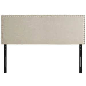 Phoebe Queen Upholstered Fabric Headboard