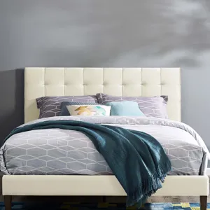 Paisley Tufted Full / Queen Upholstered Performance Velvet Headboard