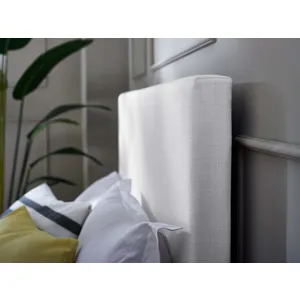 Taylor King and California King Upholstered Linen Fabric Headboard