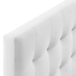 Lily Queen Biscuit Tufted Performance Velvet Headboard
