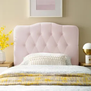 Annabel Twin Diamond Tufted Performance Velvet Headboard