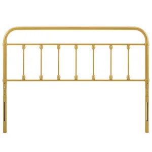 Sage Queen Metal Headboard