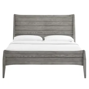 Georgia Queen Wood Platform Bed